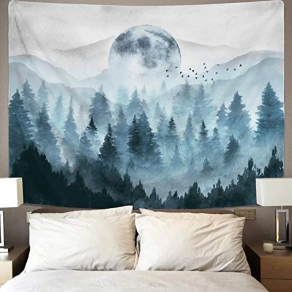 NEW Blue moon tapestry