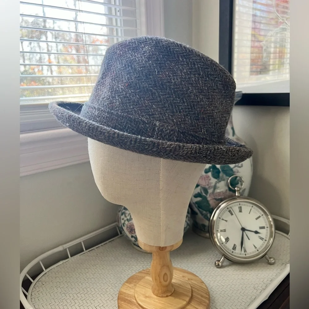 Vintage Adam New York tweed fedora