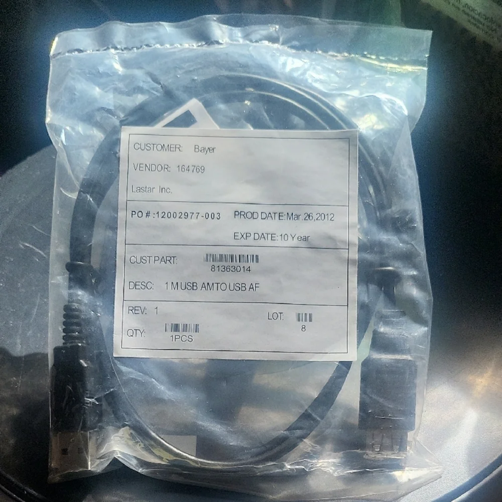 USB AM to USB AF Cable - Black