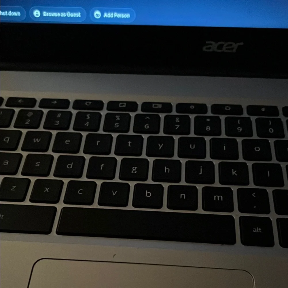 Acer Laptop in Metallic Gray