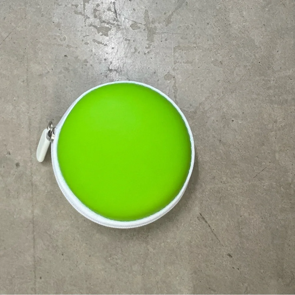 4 Green and White Earbuds with Case