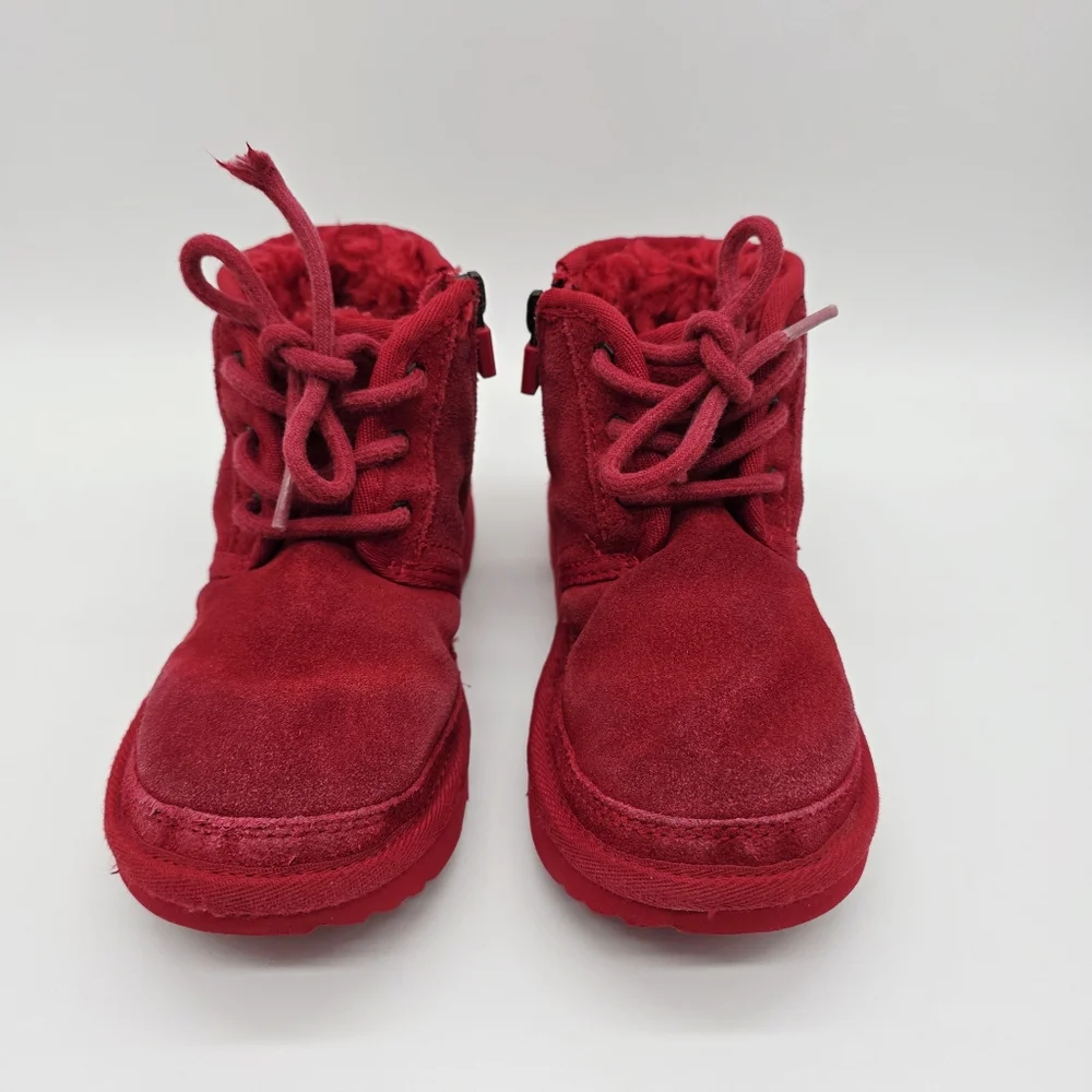 UGG Kids Neumel II Suede Water-Resistant Booties Toddler Size 12