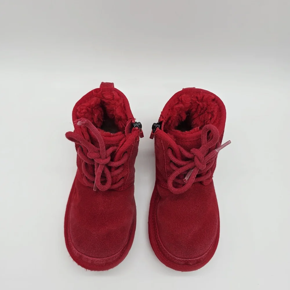UGG Kids Neumel II Suede Water-Resistant Booties Toddler Size 12
