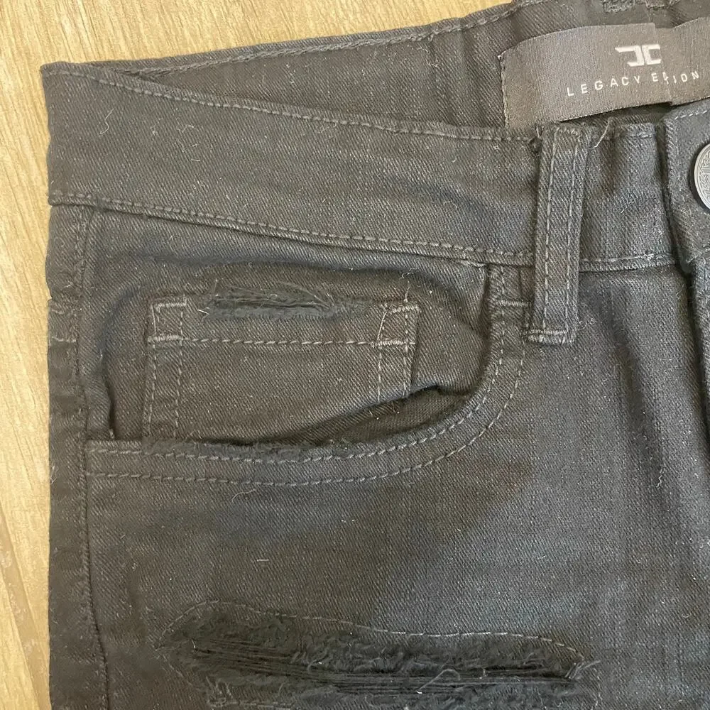 Jordan Craig Boys Black Pants Size 10 JS955RB Legacy Edition Sean Fit Twill NWT