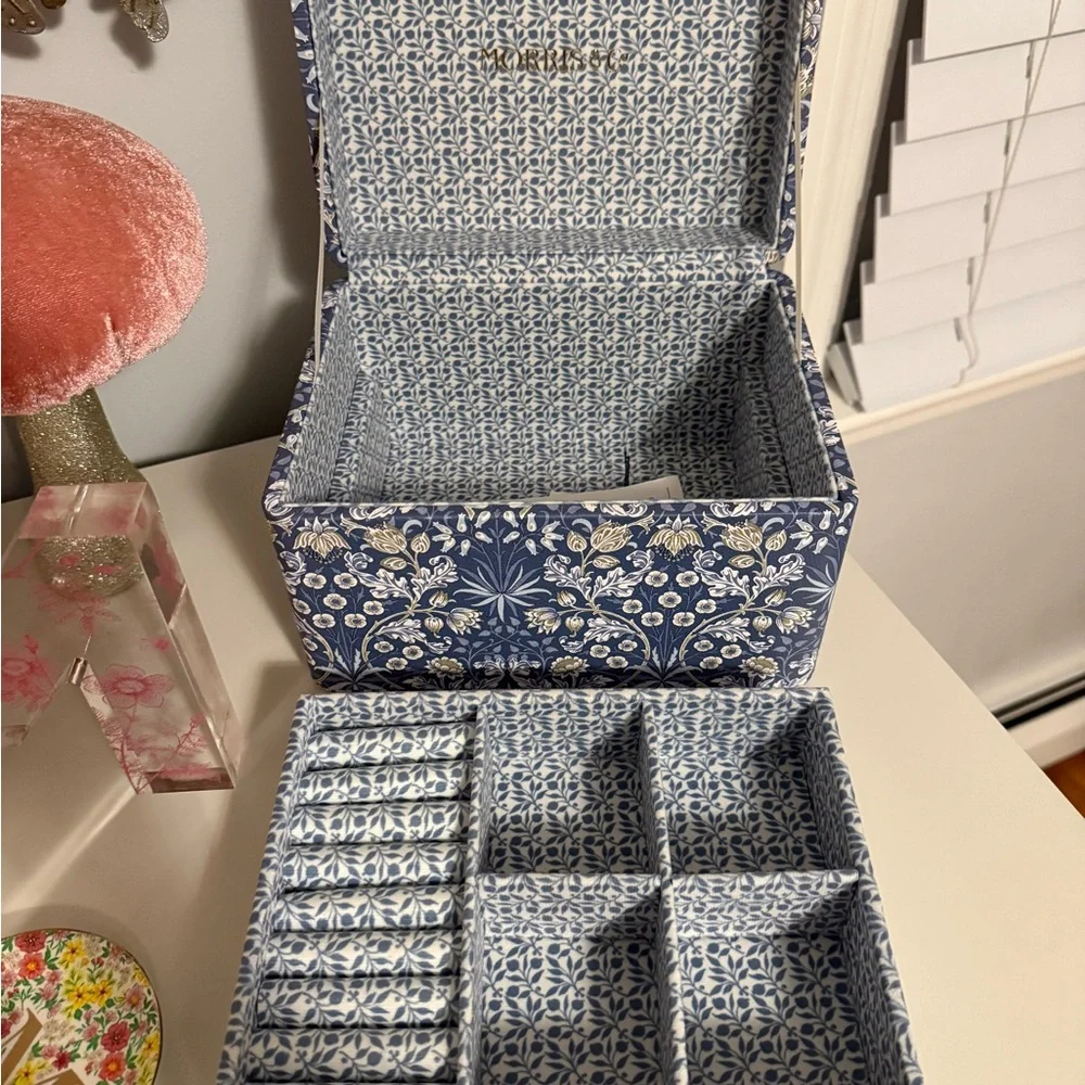 Morris & Co. Blue Floral Box