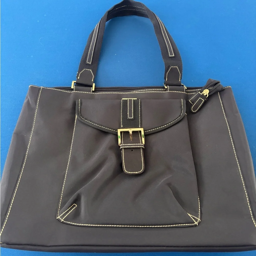 East Coast Co navy blue Nylon Shoulder / tote Bag