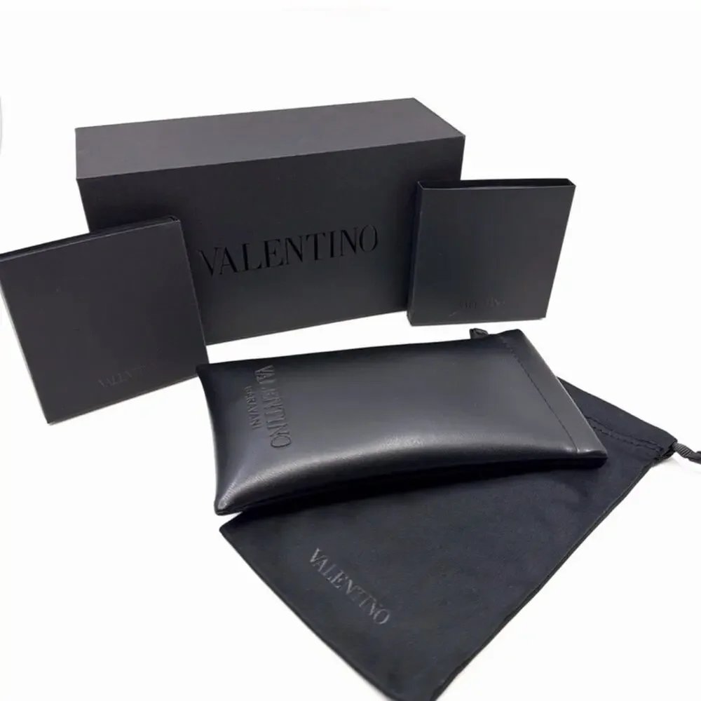 New Valentino ESSENTIAL III VLX 125C, Chic Milky White Cat-Eye Glasses Authentic