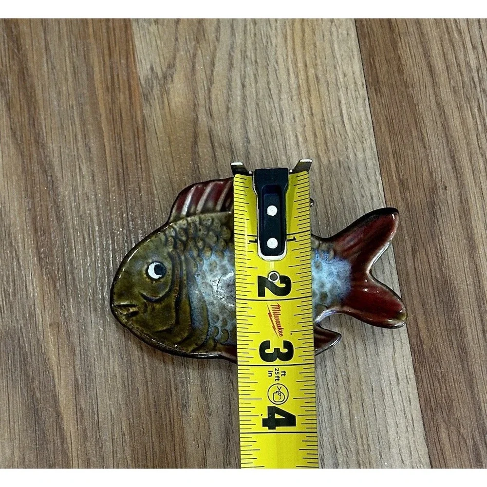 Pier 1 Imports Small Trinket Jewelry Ring Dish Fish Nautical Beach Lake