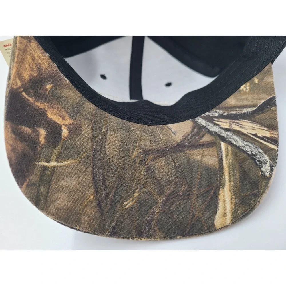 Ducks Unlimited Camo Strapback Adjustable Hat Cap Hunt Fish Dad Men Black‎ Brown