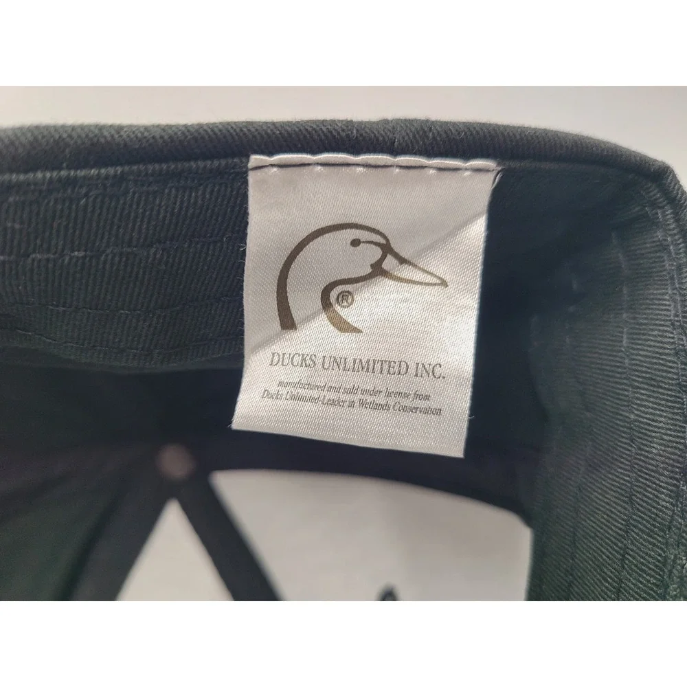 Ducks Unlimited Camo Strapback Adjustable Hat Cap Hunt Fish Dad Men Black‎ Brown