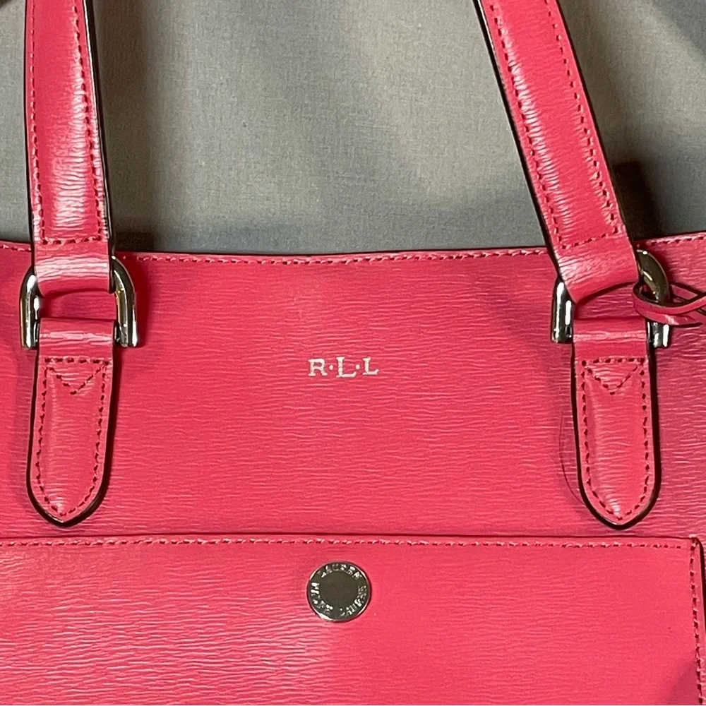 NWOT (?) LIKE NEW Lauren Ralph Lauren GORGEOUS Lowell Large Tote/Carry-All RARE