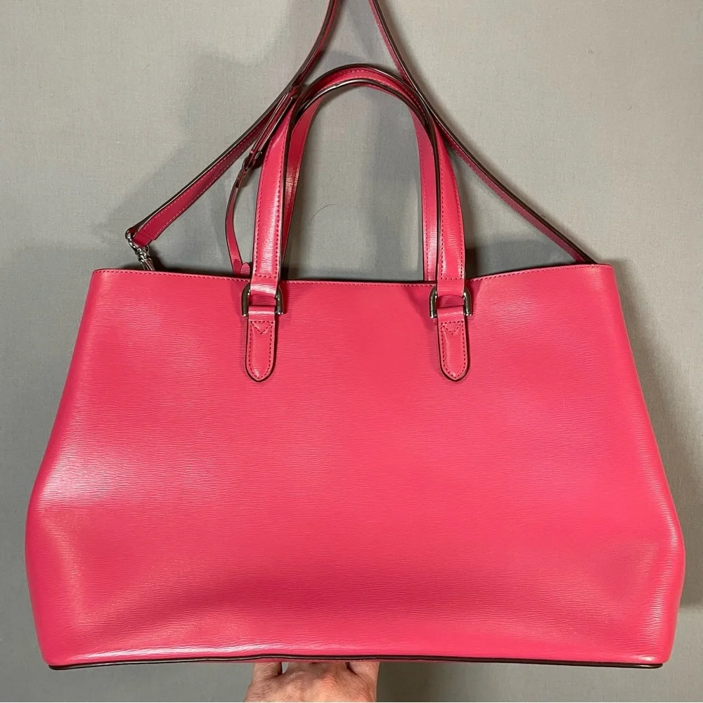 NWOT (?) LIKE NEW Lauren Ralph Lauren GORGEOUS Lowell Large Tote/Carry-All RARE