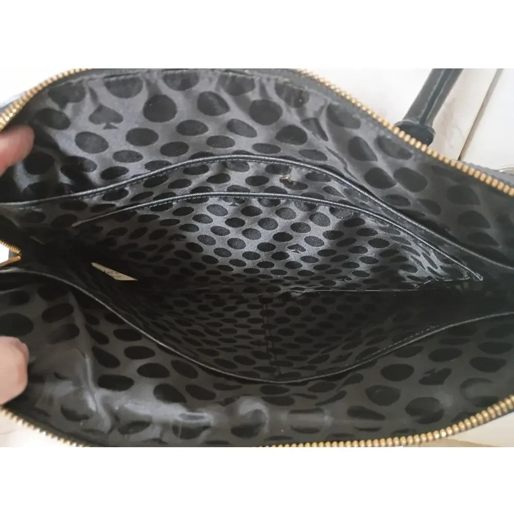 KATE SPADE Black Saffiano Leather Laptop Bag w/ Dust Bag & Bag Scarf - NWOT