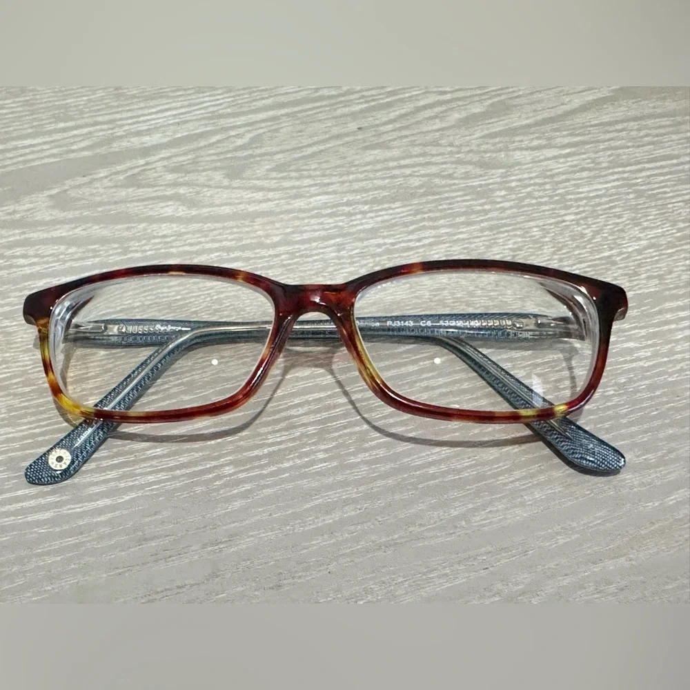 Pepe Jeans Eyeglasses Frames, Tortoise Full Rim, Jean temple arms. PJ3143. FRAME