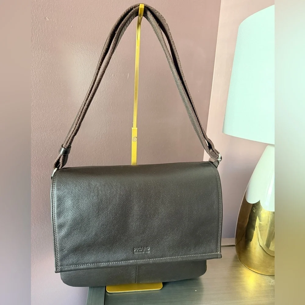 PICARD Men’s Milano Business Bag Café NWOT