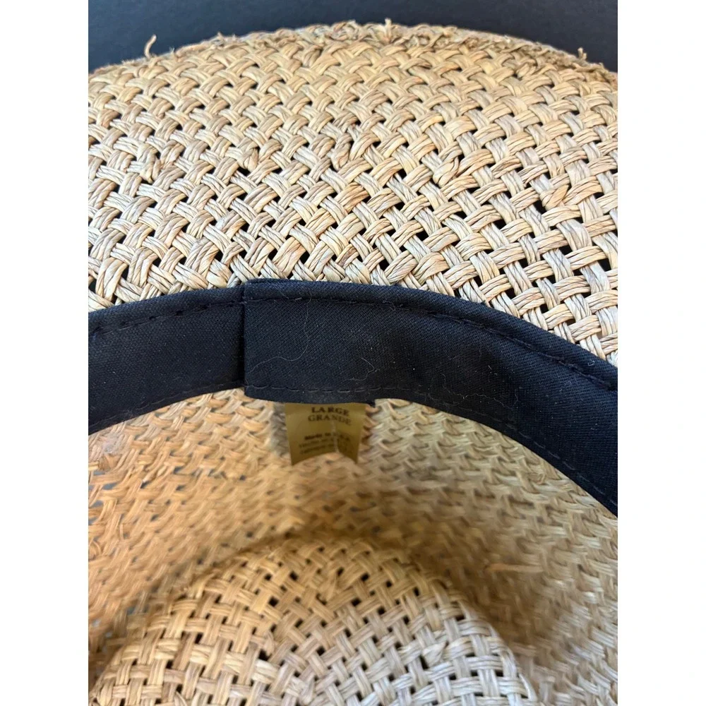Pendleton Straw Cowboy Hat Woven Western Mens Large Tan Excellent