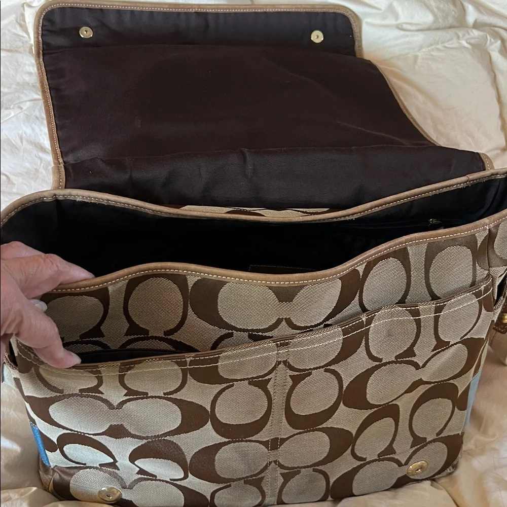 Vintage Coach Legacy Large Laptop Case Bag