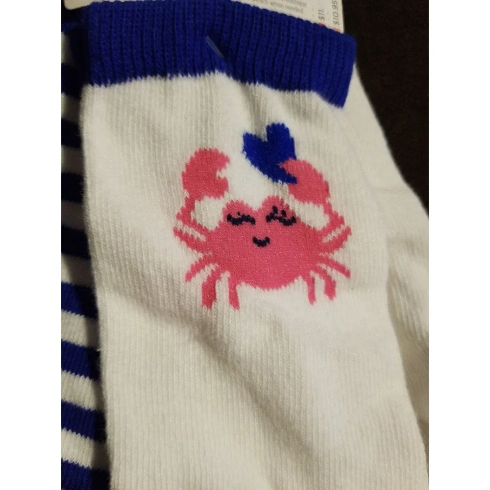 Gymboree stripes and anchors socks m‎