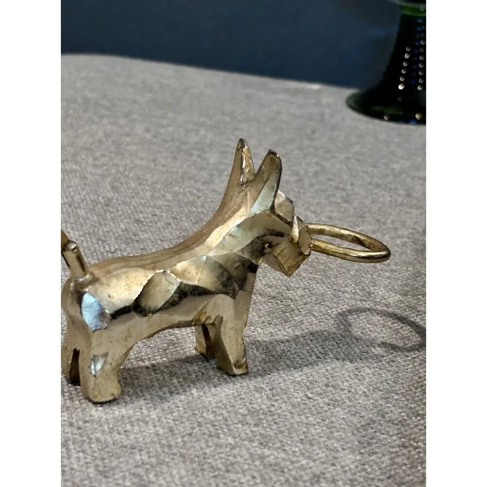 Vintage Scottish Terrier Scottie Dog Figural Corkscrew Metal Wine Bottle Opener