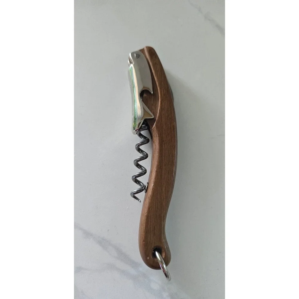 Legnoart Italy Wood Handle Sommelier Corkscrew Wine Opener with‎ Foil Cutter