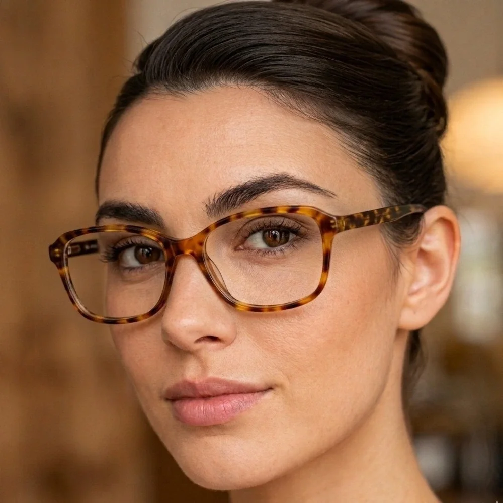Kate Spade Daphne/S 02Y Tortoise Rectangular Eyeglasses Frames Italy 53-14-130