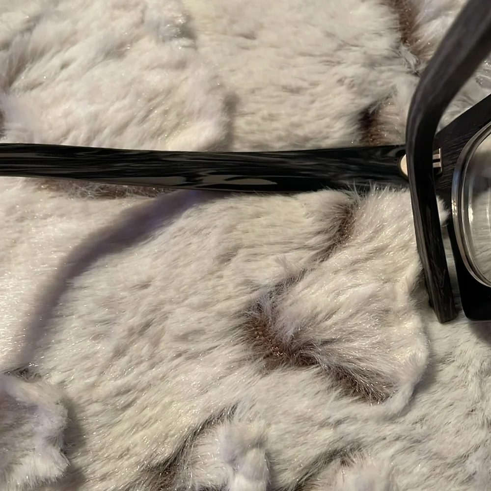 ♣️ Prescription Geometric Acetate Wood “Cat Eye”Glass Frame Black Beauty V Style