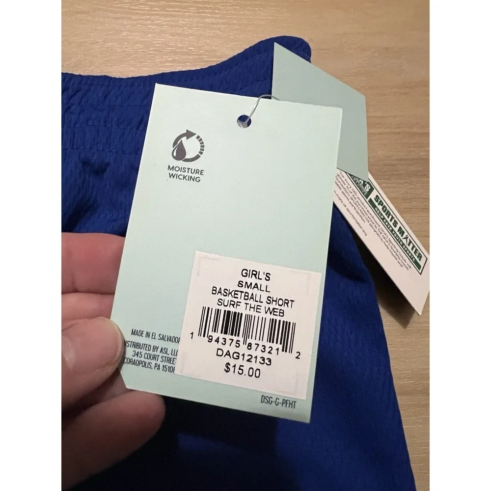 DSG Kids Blue Basketball Shorts