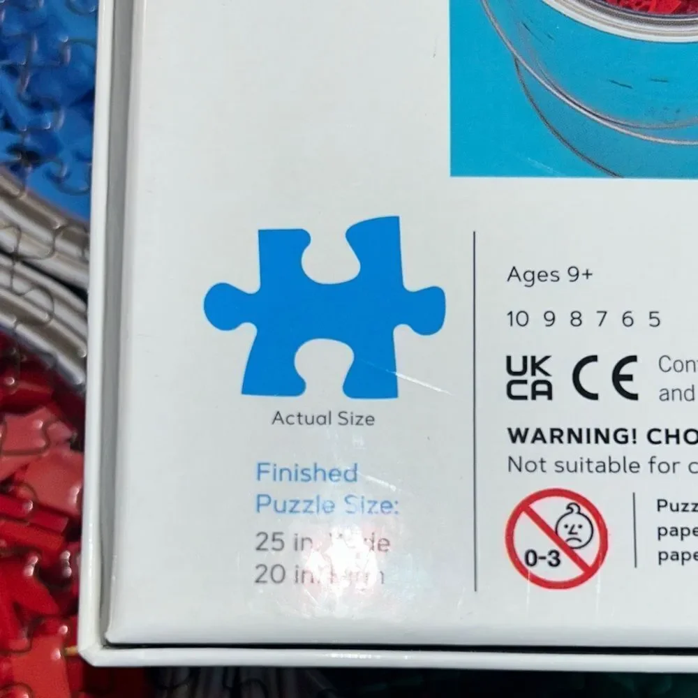 LEGO Paint 🎨 Party Puzzle 🧩 with Vibrant Colors 1000 Piece Brain 🧠 Challenge