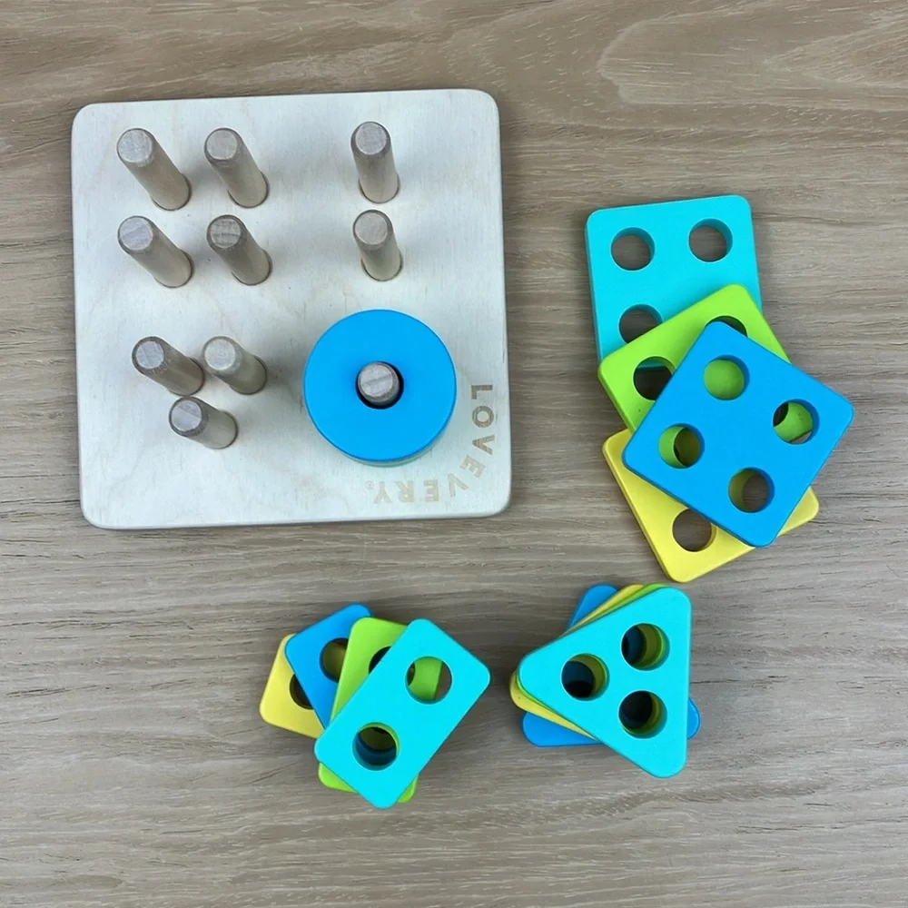 Lovevery Sort & Stack Peg Puzzle