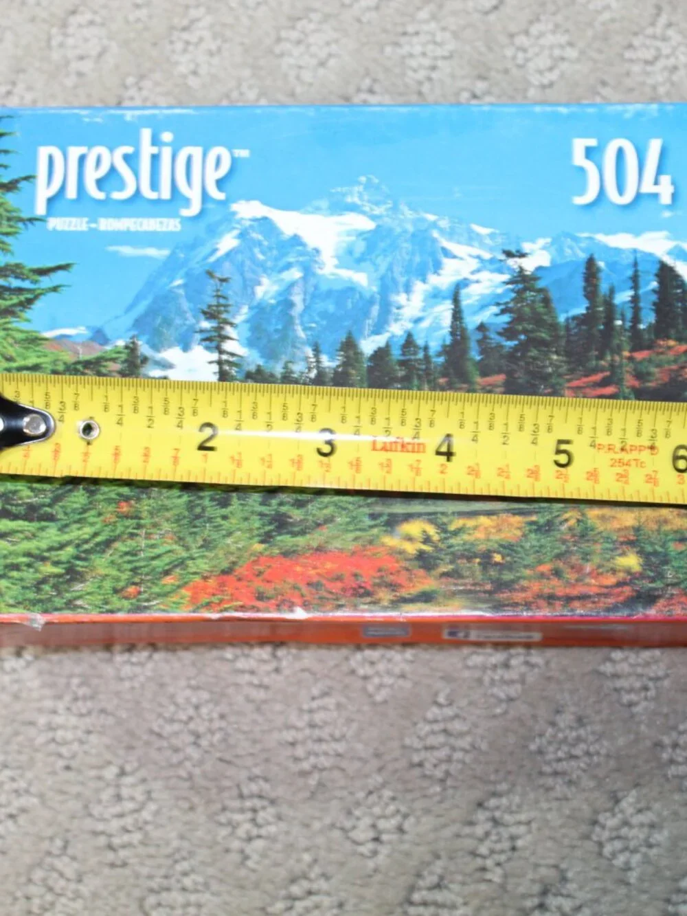 Prestige 504 Piece Puzzle NIB Sealed Mountain Scene Puzzle