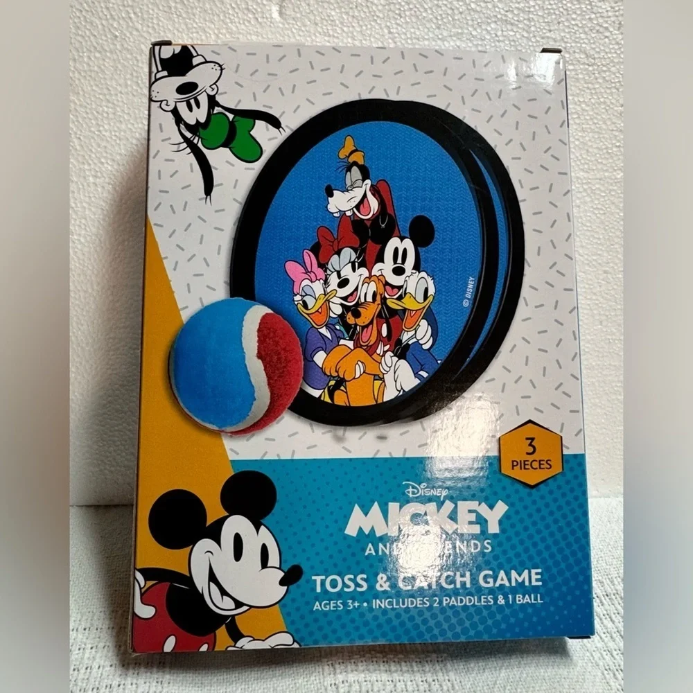 Disney Mickey and Friends Toss & Catch Game - Blue and Red