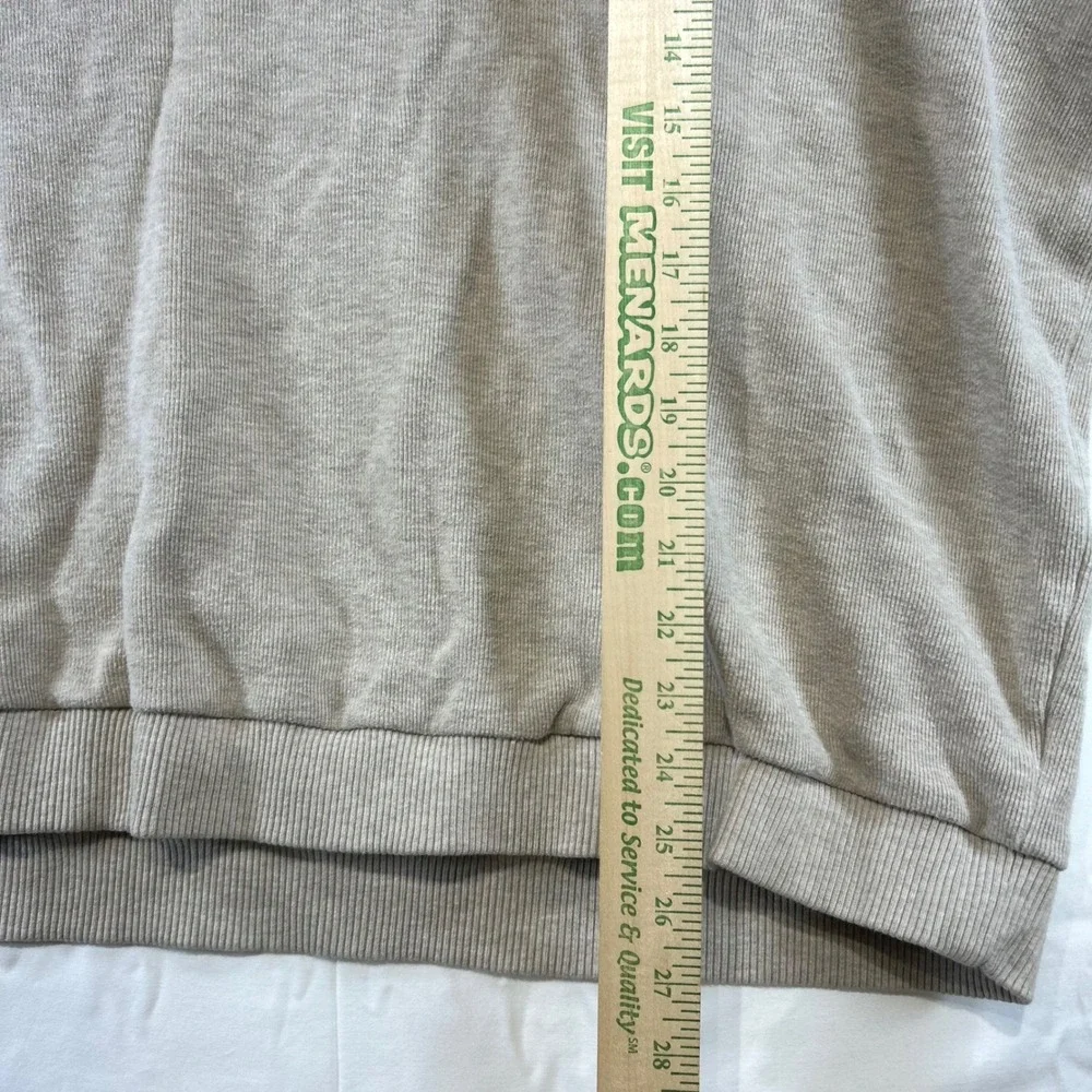 VTG Paradise Collection Old Money Quarter Zip XXL Cotton Preppy Beige Sweater