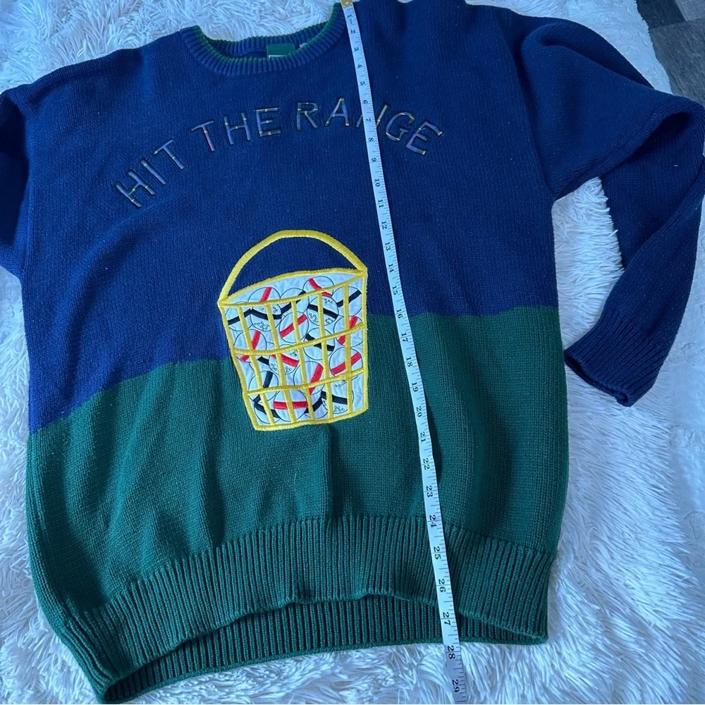 Vintage Clubfellow Golf Sweater Size Medium