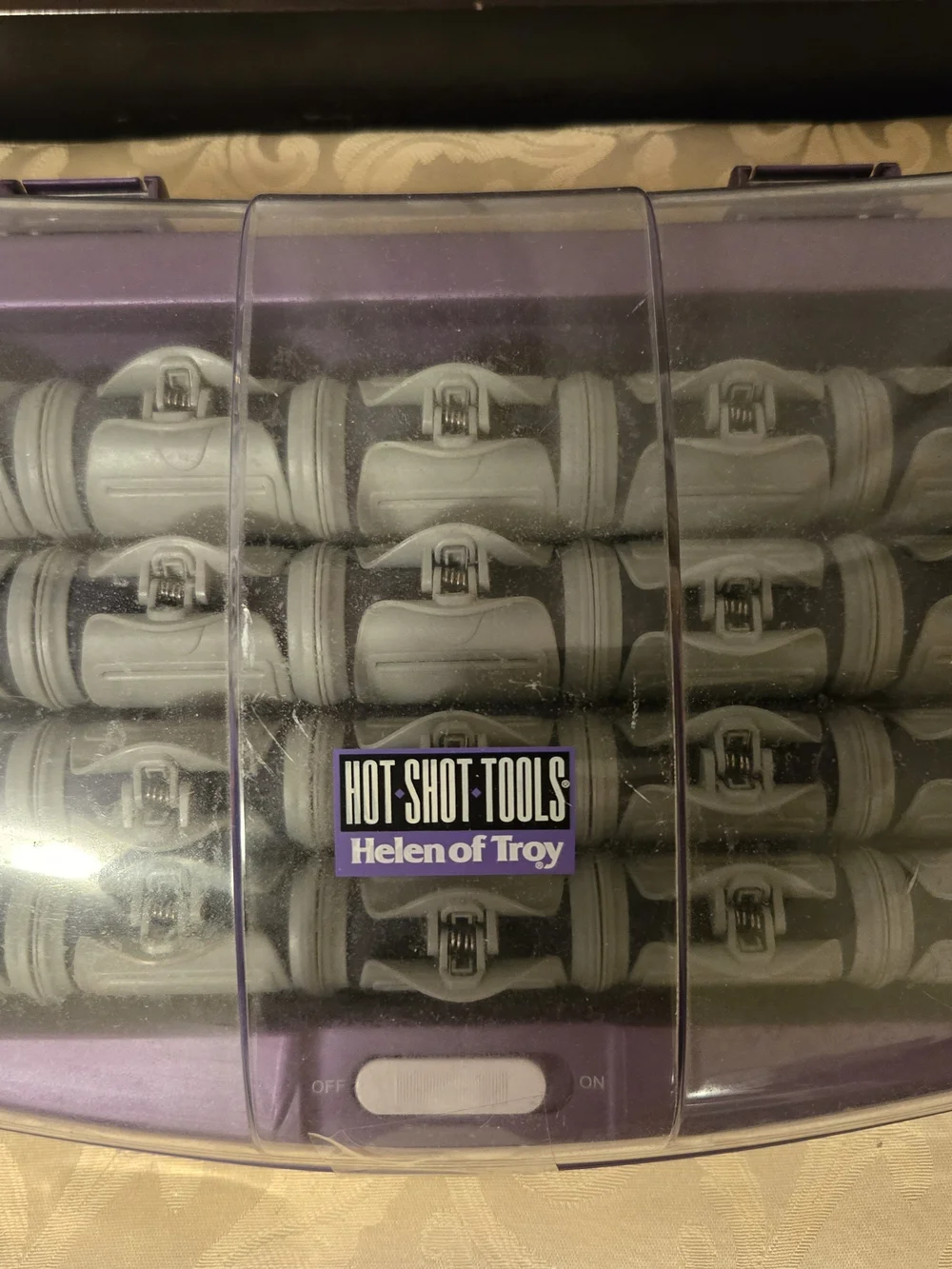 Hot Shot Tools Helen of Troy Hair Rollers - Purple & Gray
