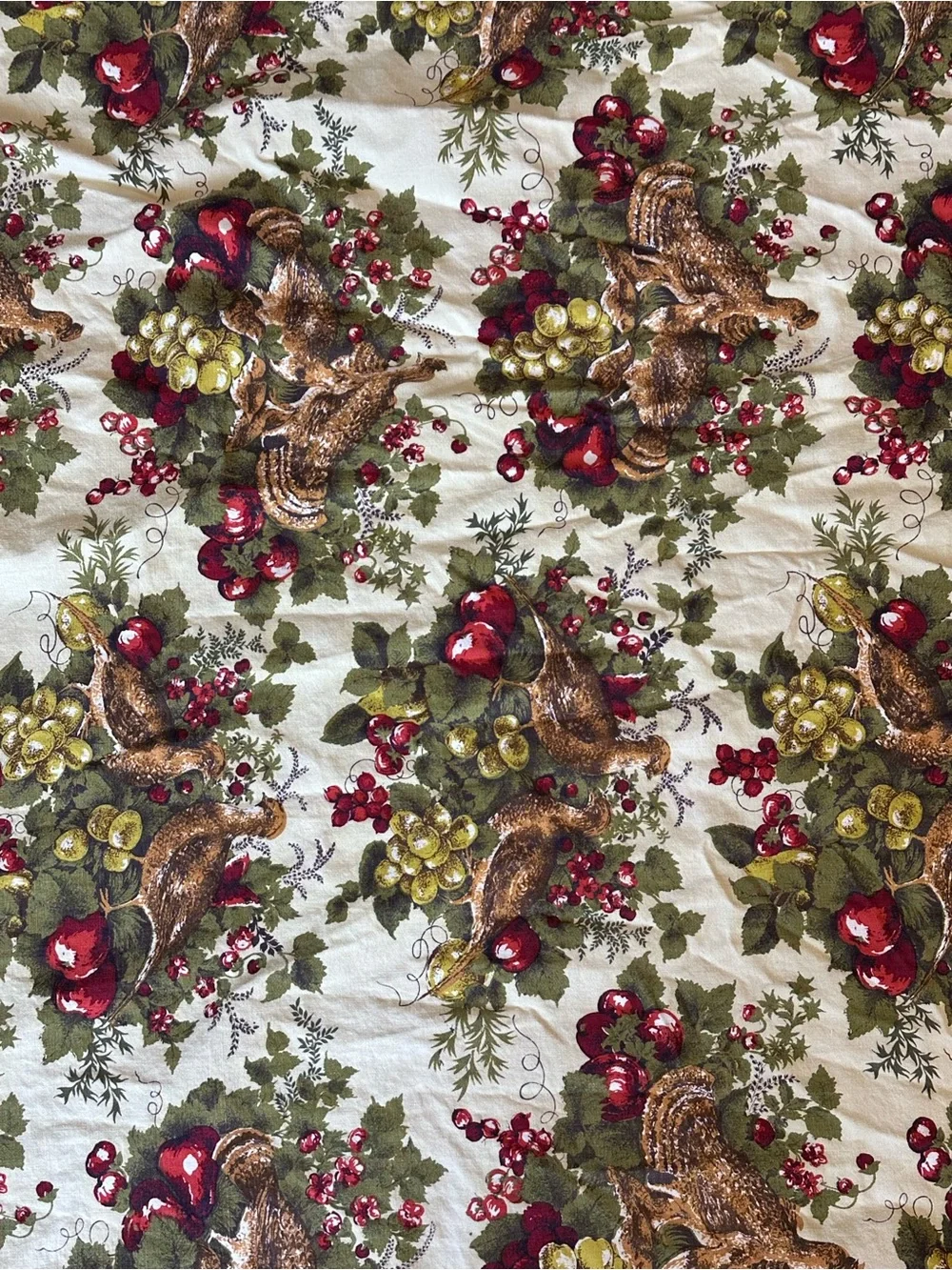 FLAWLESS Vintage 1960’s-1970’s Cotton tablecloth