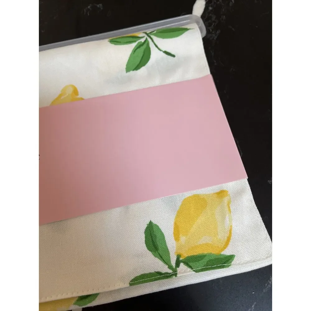 KATE SPADE New York Make Lemonade Lemons Theme table Runner 15” x 72” NEW