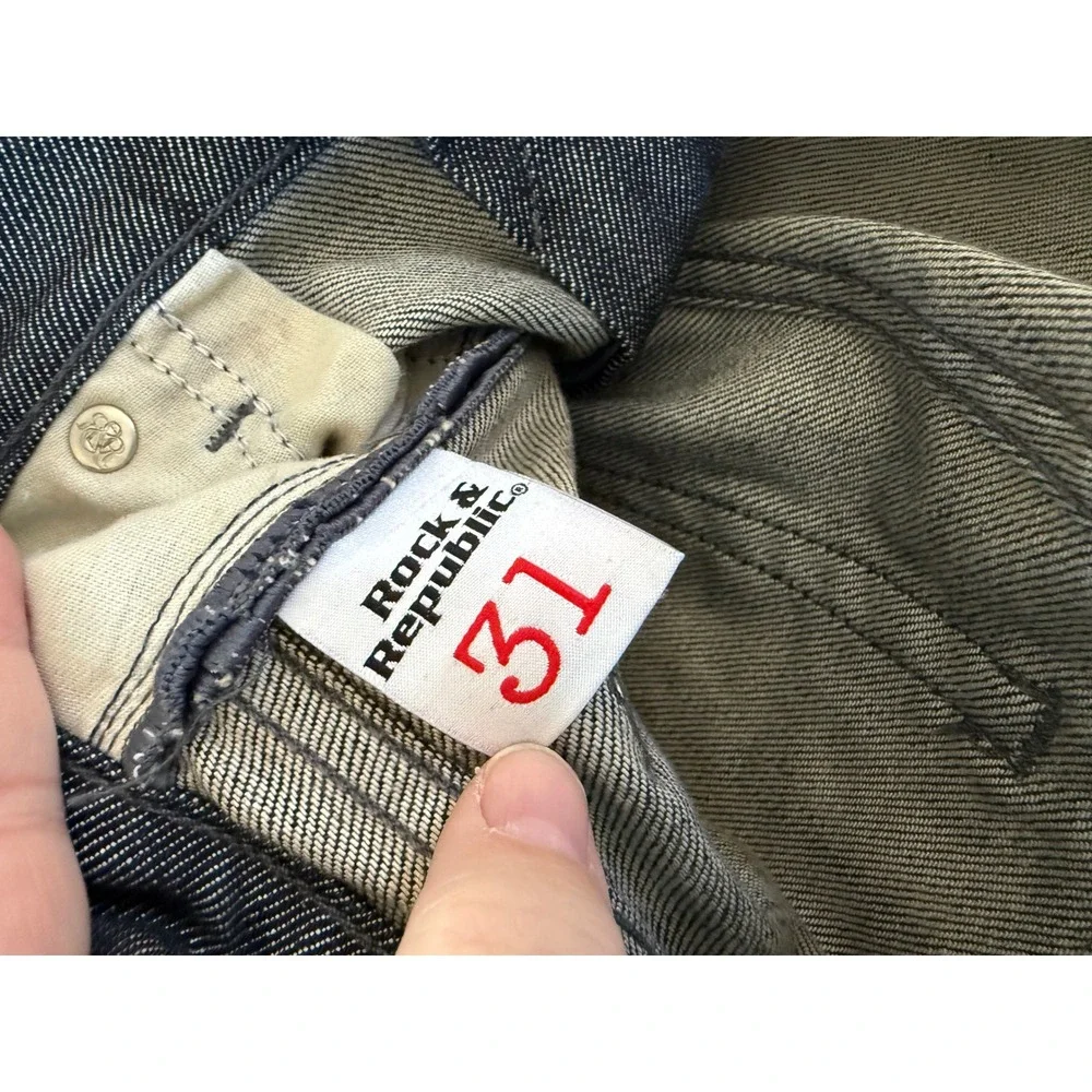 Rock & Republic Stella Skull denim‎ blue jeans