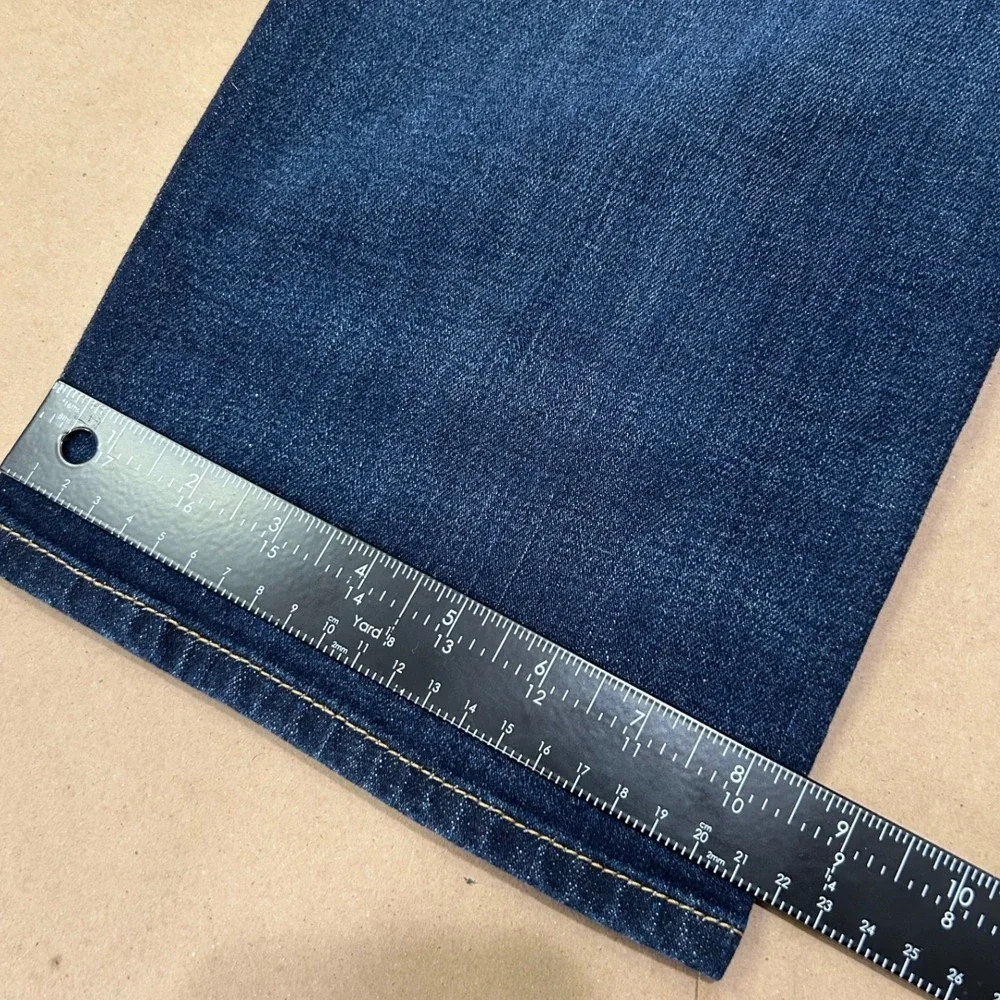 Lucky Brand Blue Dark Wash 363 Vintage Straight Stretch Jeans Mens 34x34 NWT
