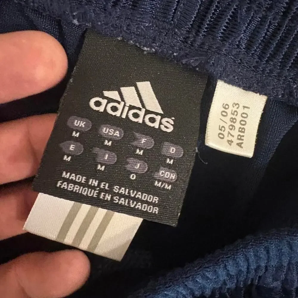 Vintage adidas striped dazzle shorts