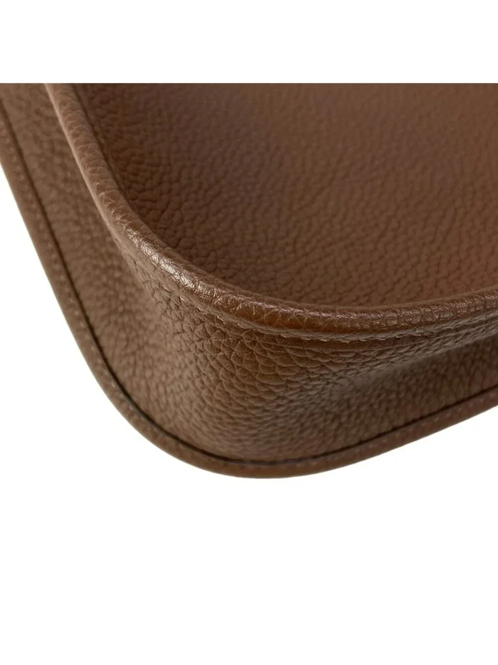 Hermes Shoulder Bag Evelyne TPM Amazon Cacao Silver