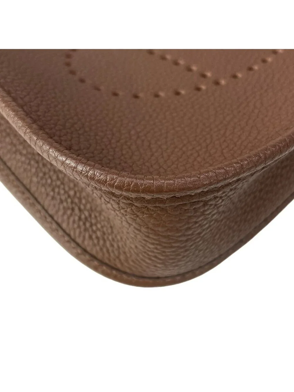 Hermes Shoulder Bag Evelyne TPM Amazon Cacao Silver
