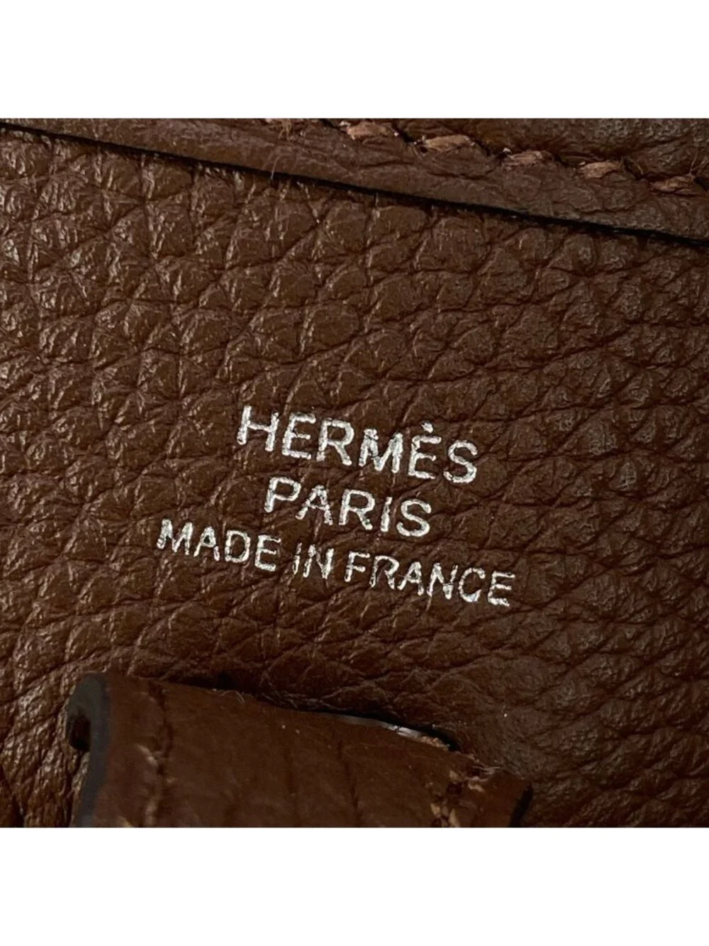 Hermes Shoulder Bag Evelyne TPM Amazon Cacao Silver