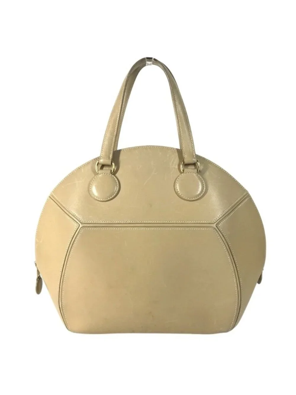 Hermes Handbag Ildoshiki Leather Beige