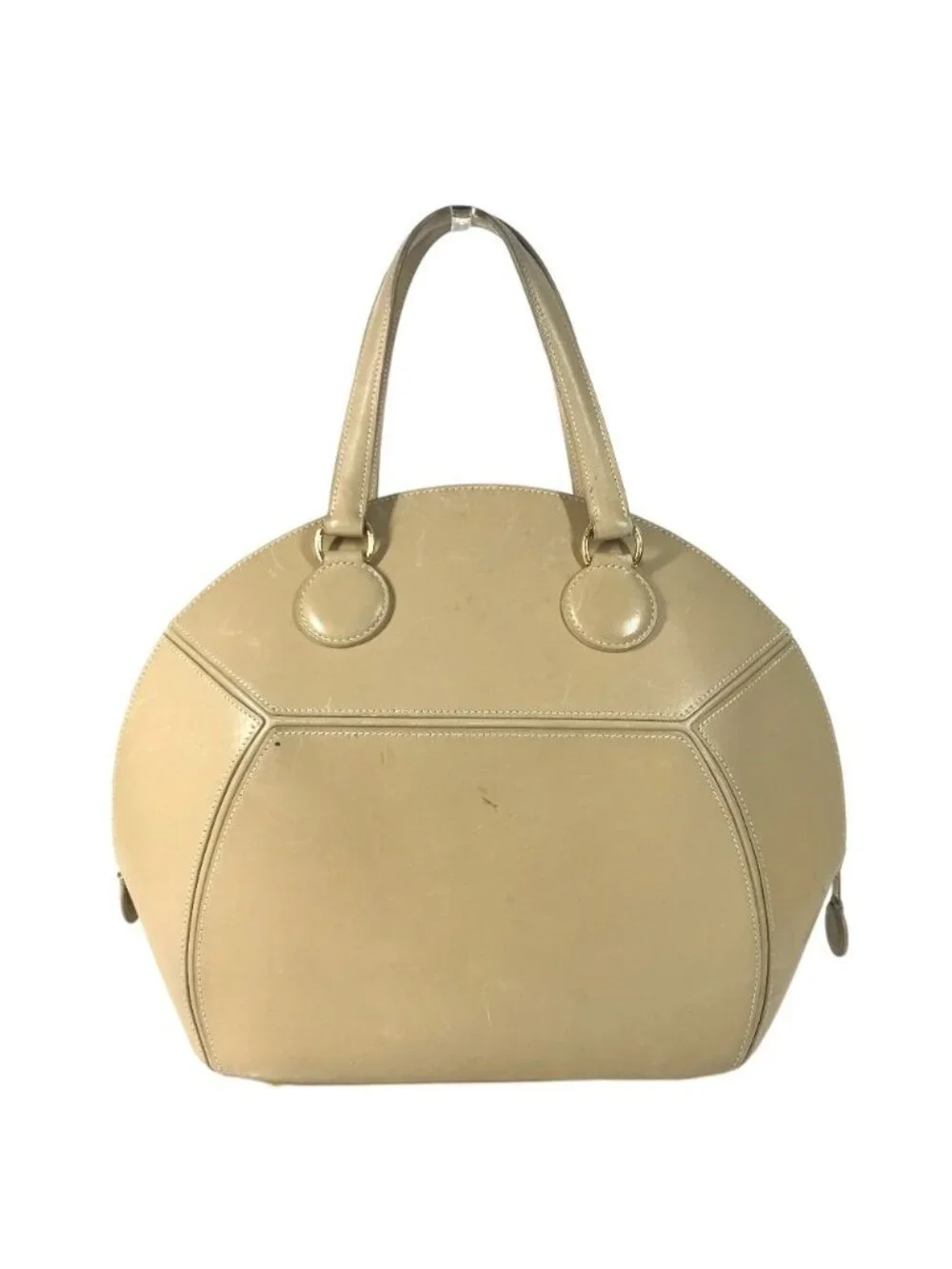 Hermes Handbag Ildoshiki Leather Beige