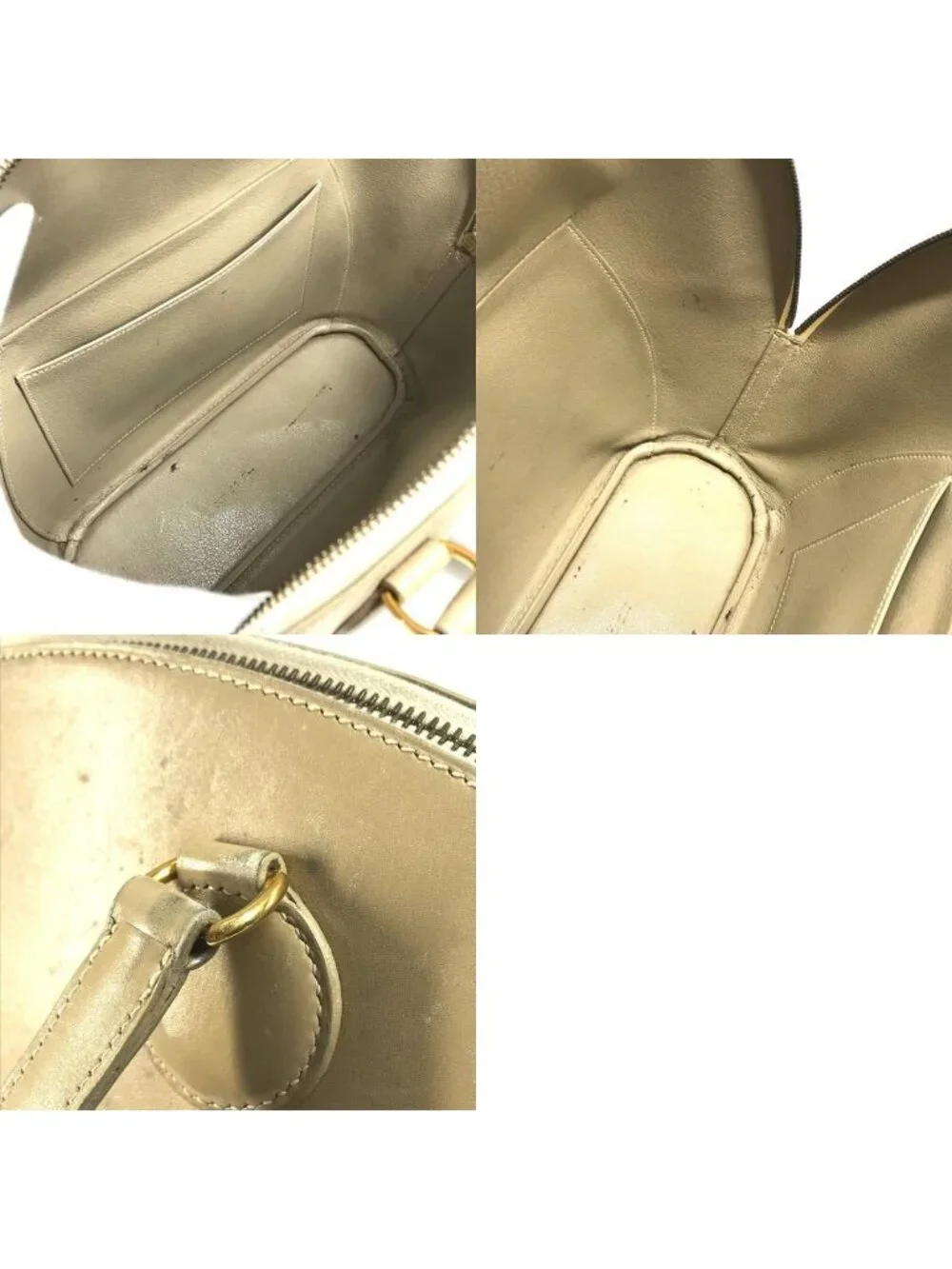 Hermes Handbag Ildoshiki Leather Beige