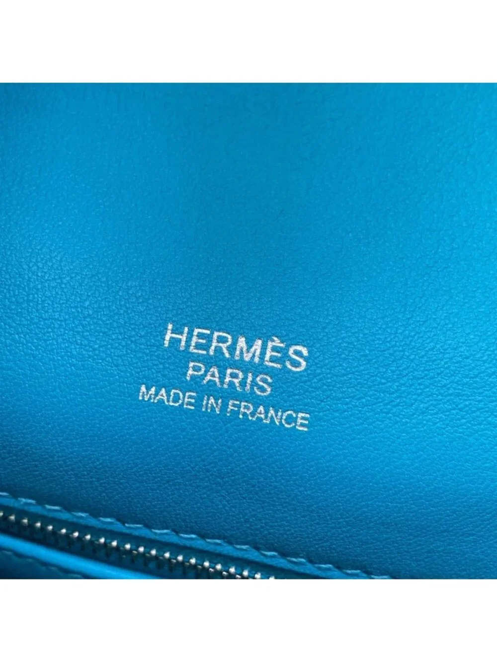 Hermes Shoulder Bag Roulis Mini Turquoise Silver