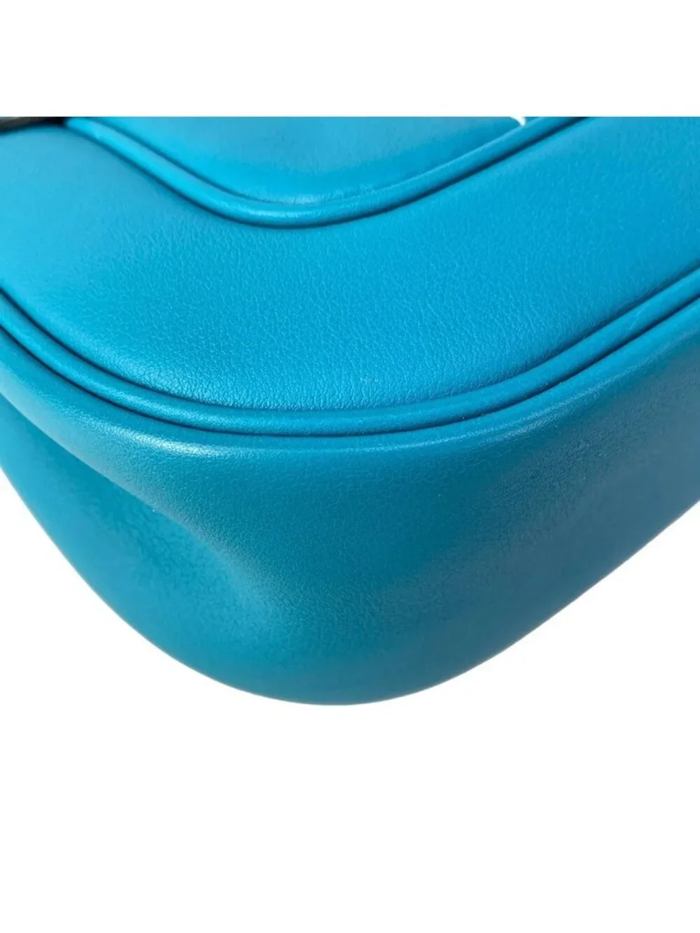Hermes Shoulder Bag Roulis Mini Turquoise Silver