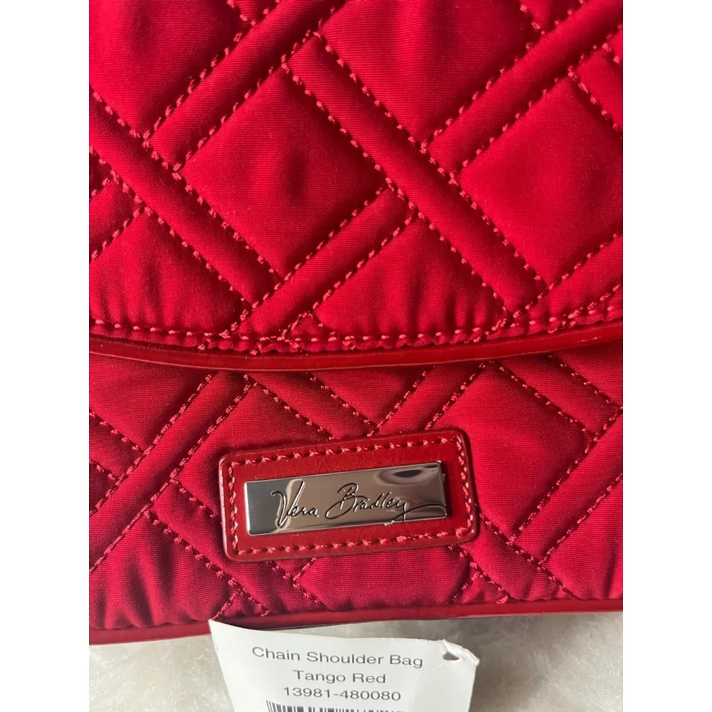 VERA BRADLEY CHAIN SHOULDER BAG PURSE IN BEAUTIFUL STYLISH 