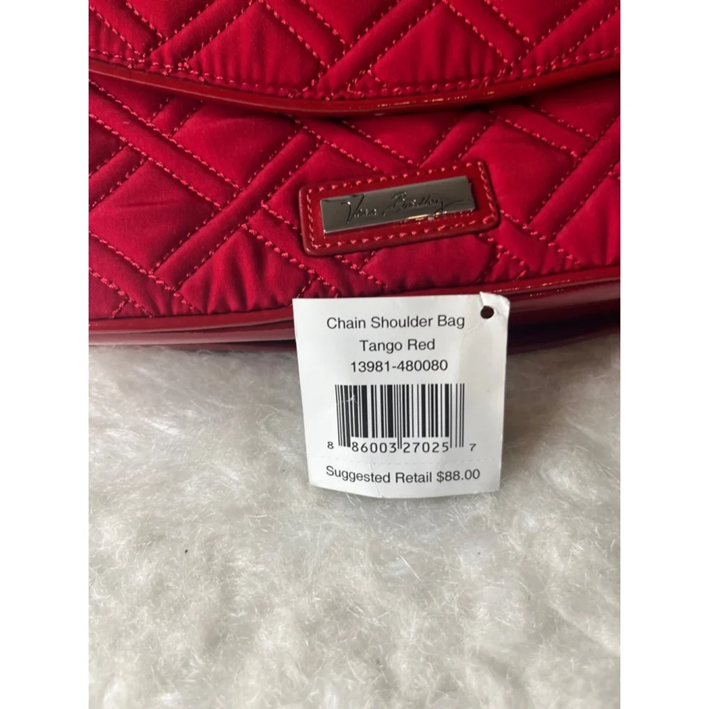 VERA BRADLEY CHAIN SHOULDER BAG PURSE IN BEAUTIFUL STYLISH 