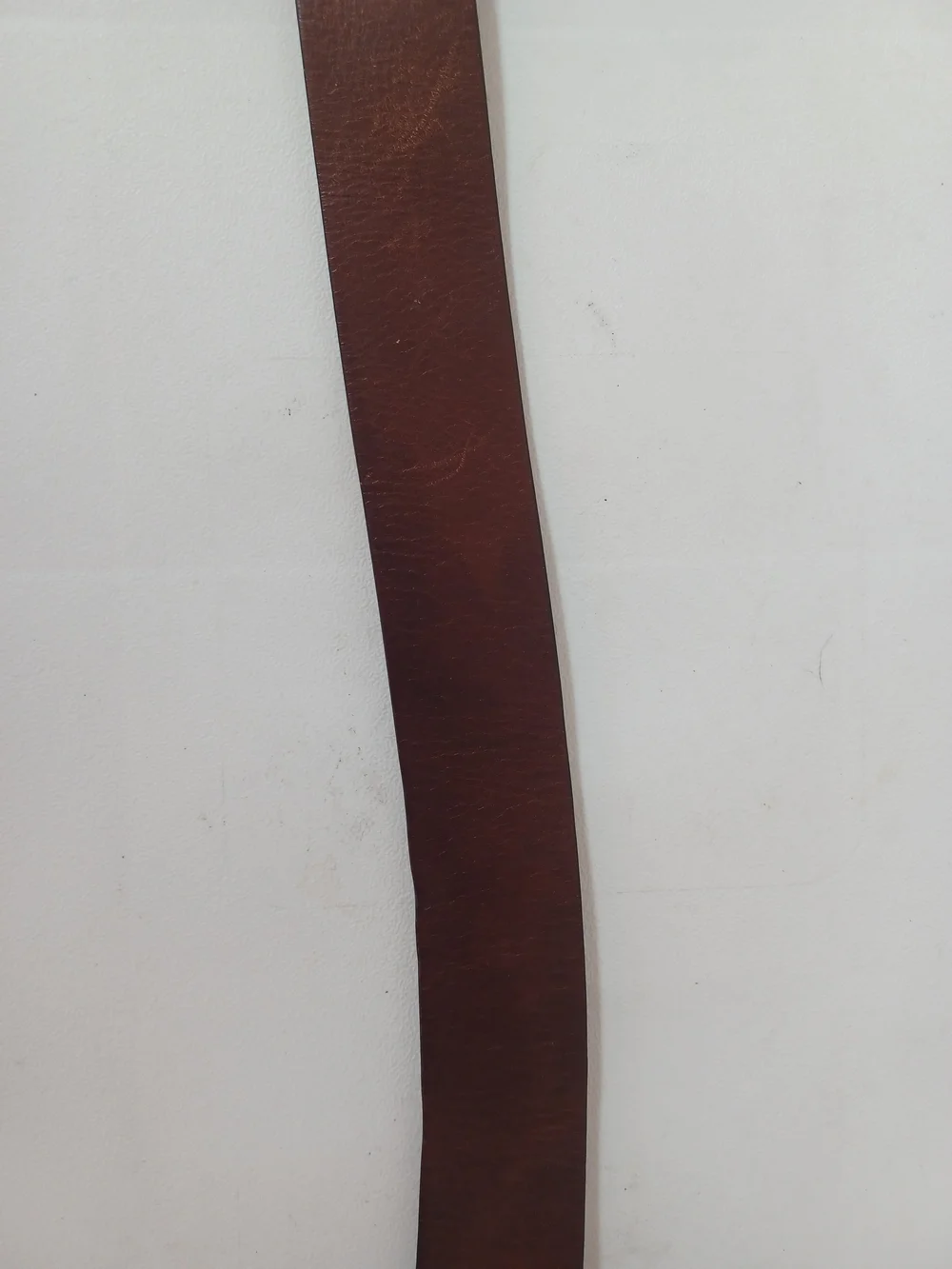 Vtg L.L. Bean Brown Leather Canvas Webbing Casual Belt Made In UK Brass Size 38